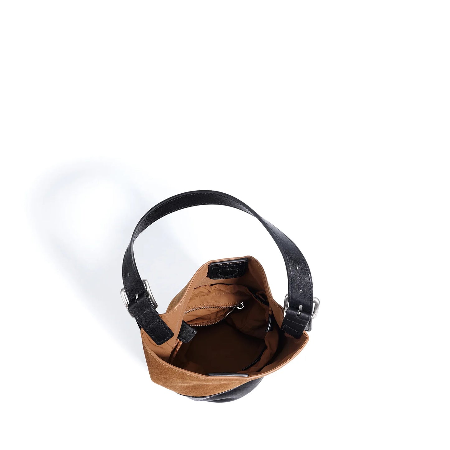 Luxury Vintage Genuine Leather Suede Women's Handbag Custom Crossbody Shoulder Strap Bucket Bag Frosted Messenger for Ladies