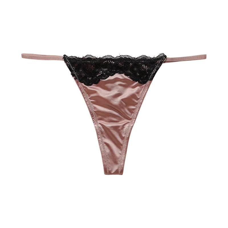 3PCS Women Hollow Out Underwear Women Panties Heart Accessory High Waist Sexy Secret Lace G-string Thong Brief Seamless Panty
