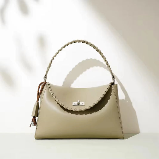 New  Genuine Cowhide Leather Arrival Designer Women Handbag  Fashion High Quality Cowhide Ladies Shoulder Bag Crossbody Bag