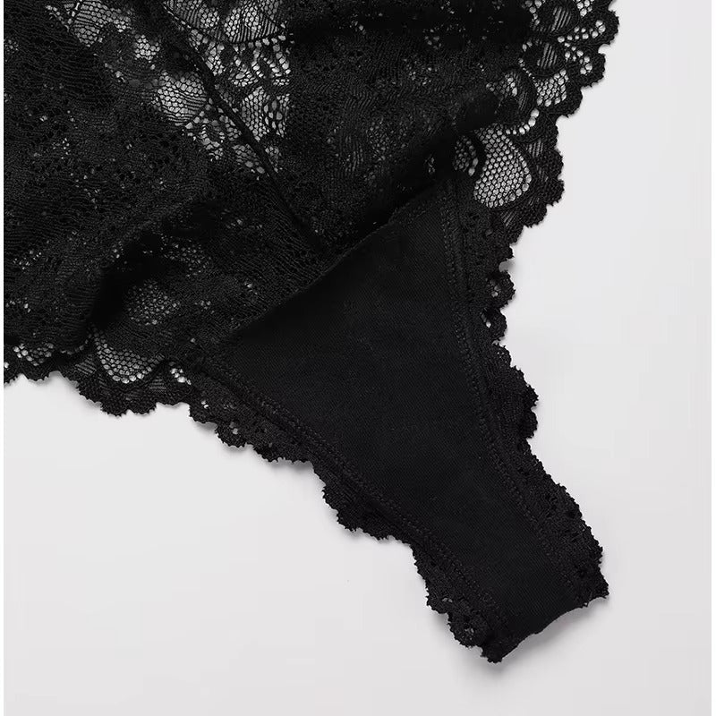 Women Hollow Out Underwear Women Panties Heart Accessory High Waist Sexy Secret Lace G-string Thong Brief Seamless Panty