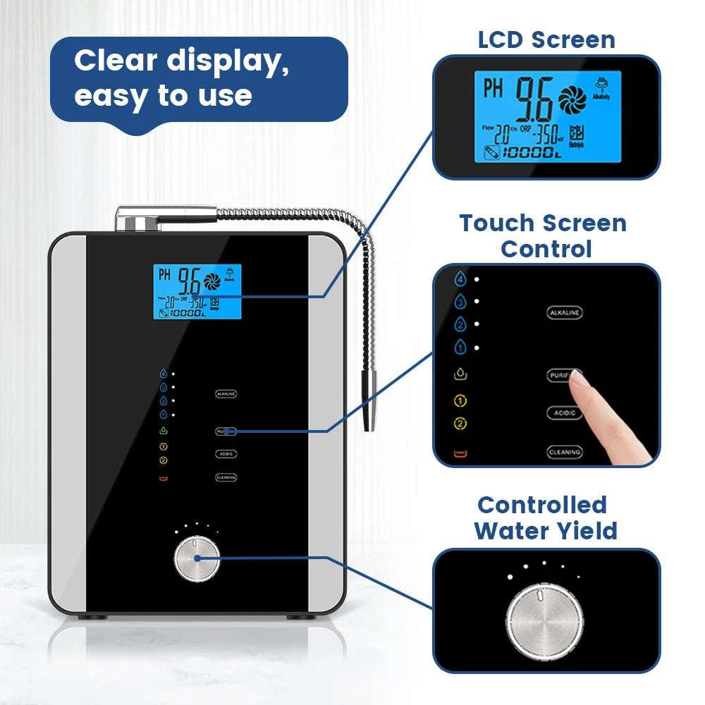 Japan Technology Kangen Su Platinum Coating Alkaline Water Machine 11 Plate Kangen Water Ionizer Machine K8