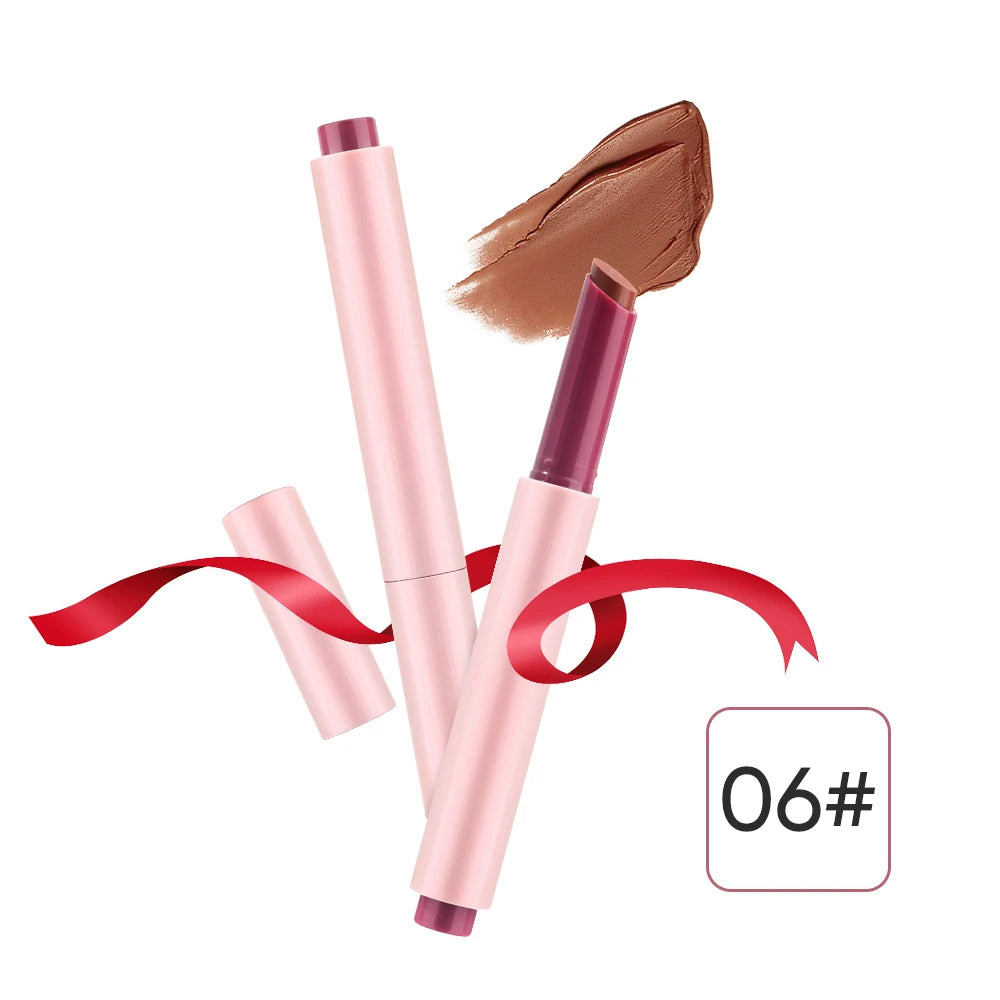 Lip Stick Hydrating Moisturizing Vegan Non-drying High Pigment Glossy Lipstick  Lip Gloss