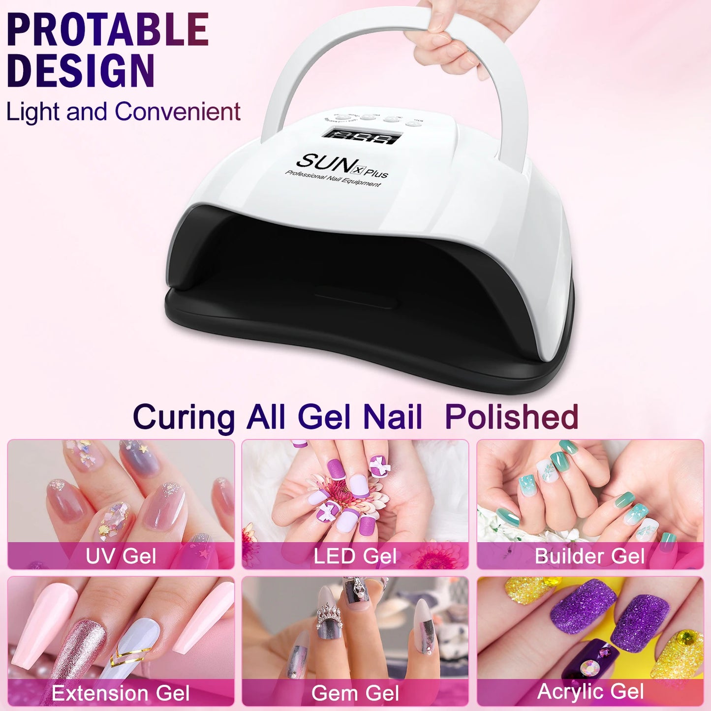 Sunnail Manufacture UV LED Nail Lamp Manicure Salon Nail Dryer Uv Lamp