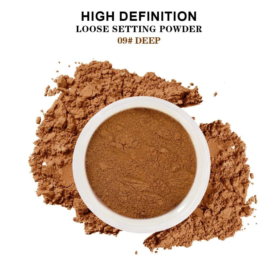 New Arrival 14 Colors Make Your Own Brand Waterproof Private Label Face Makeup Loose Translucent Setting Loose Powder