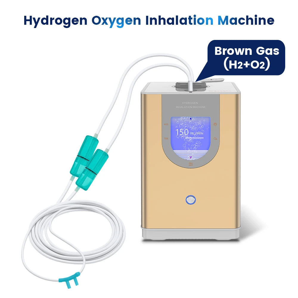 Generator PEM Technology Metal Shell 150ml Hydrogen Oxygen Breath Hydrogen Inhalation SPE Hydrogen Water Generator Machine