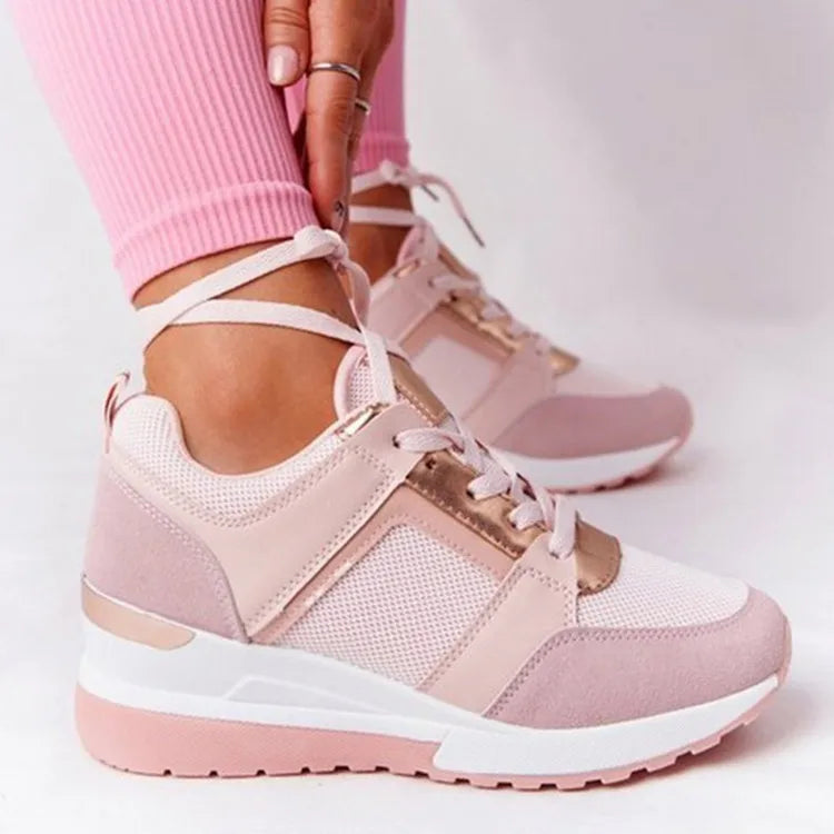 Hot Sale Girls Women's Walking Style Shoes Soft Sneakers Ladies Casual White Shoes
