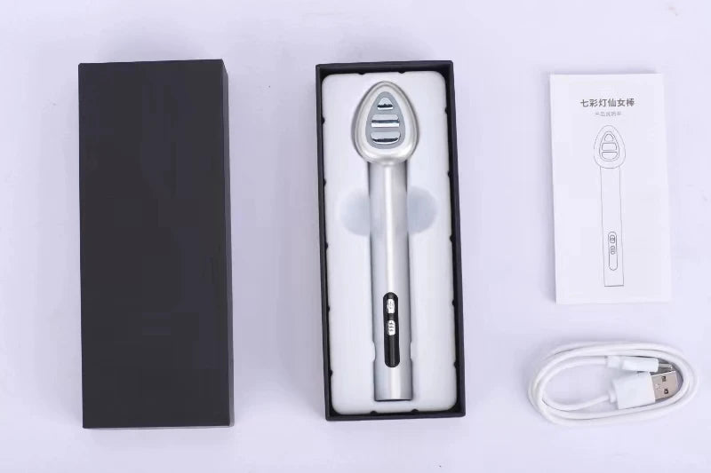 Red Light Therapy Wand for Neck/face Skincare Eye Massage Lift Wand,portable Eye Massager for Migraine & Digital Strain