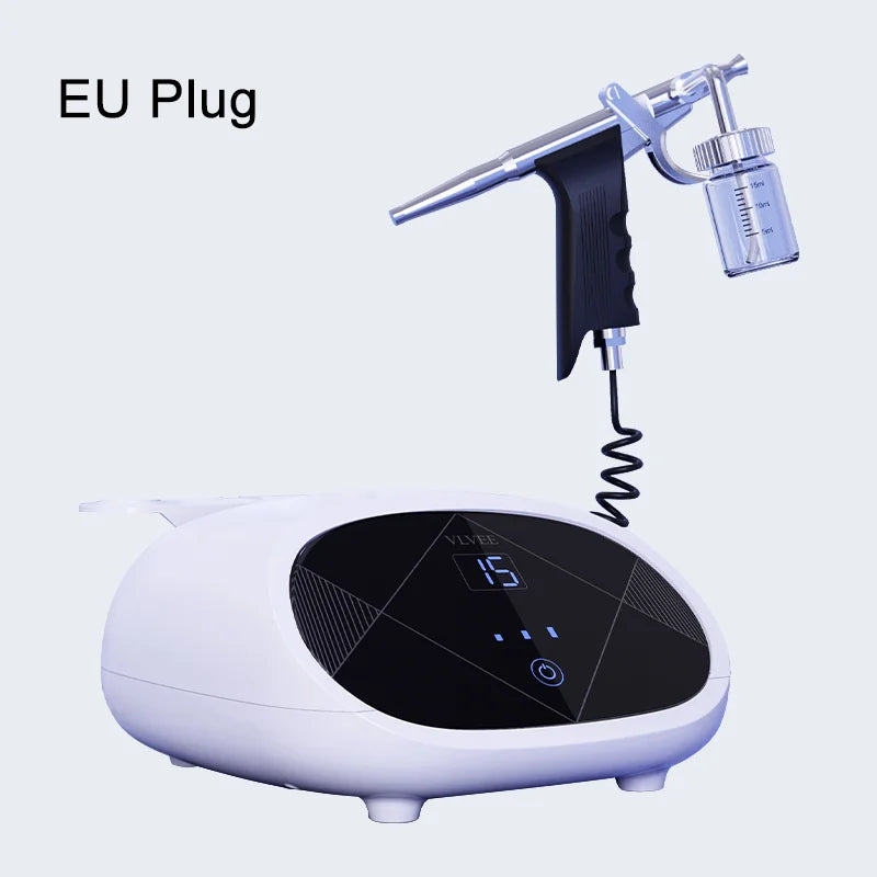 Newest Nano Spray Spa Steam Facial Airbrush Water Oxygen Air Brush High Pressure Moisturizing Facial Hydration Machine