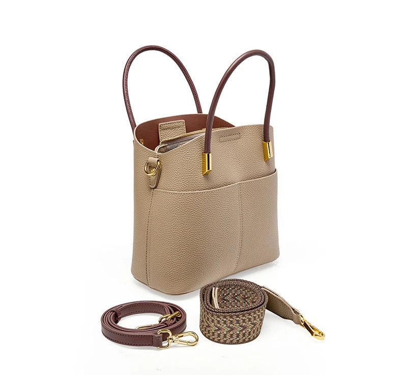 Fashion Large Designer  Women'S Shoulder Bags Elegant Tote Bucket Bags