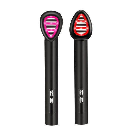 Heated Eye Massager Eyes Face Beauty Device Machine Depuffing Anti-aging Massage Microcurrent Ems Radio Frequency Led Lights