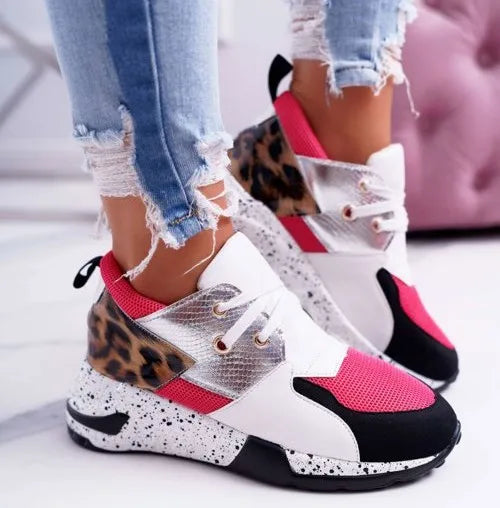 Latest Design Original Girls Casual Shoes High Quality Ladies Wedges Thick Sole Shoes