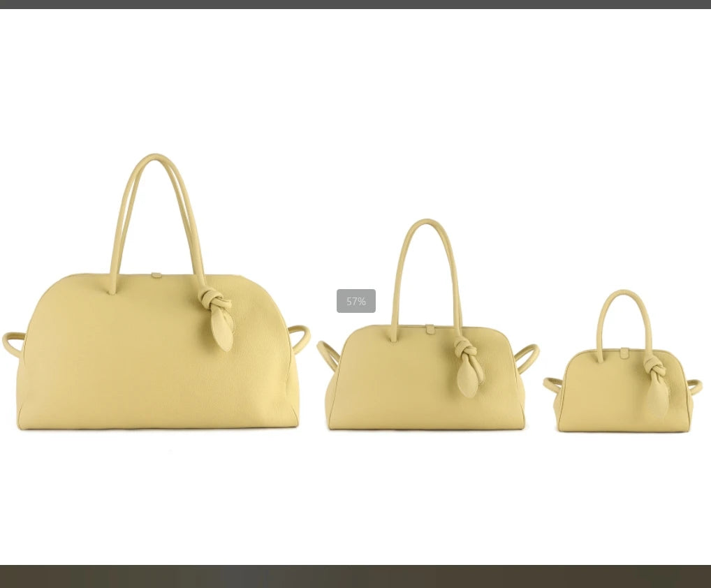 2025 New High End Style and Fashionable Knotting  Bag Lychee Pattern  Handbag