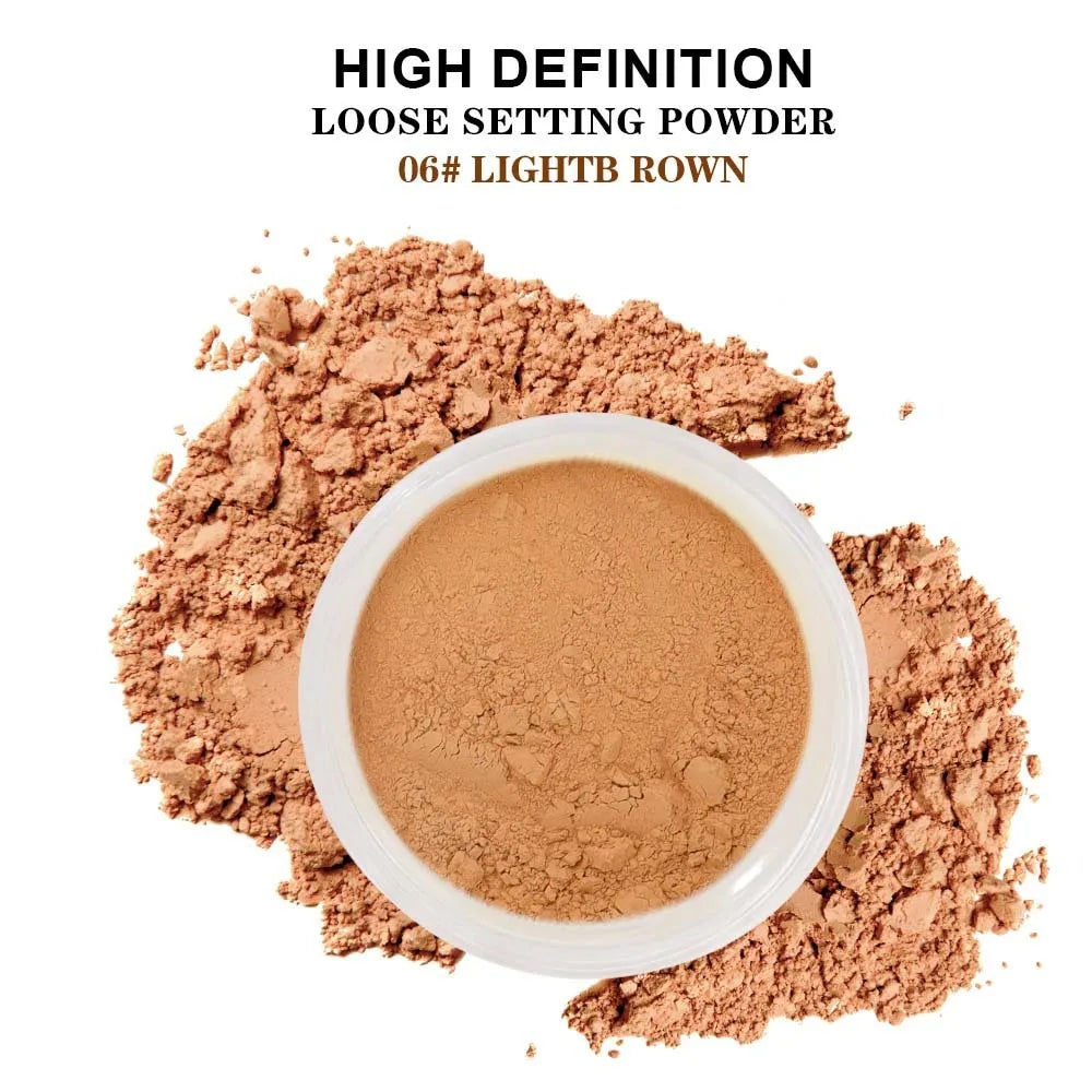 New Arrival 14 Colors Make Your Own Brand Waterproof Private Label Face Makeup Loose Translucent Setting Loose Powder
