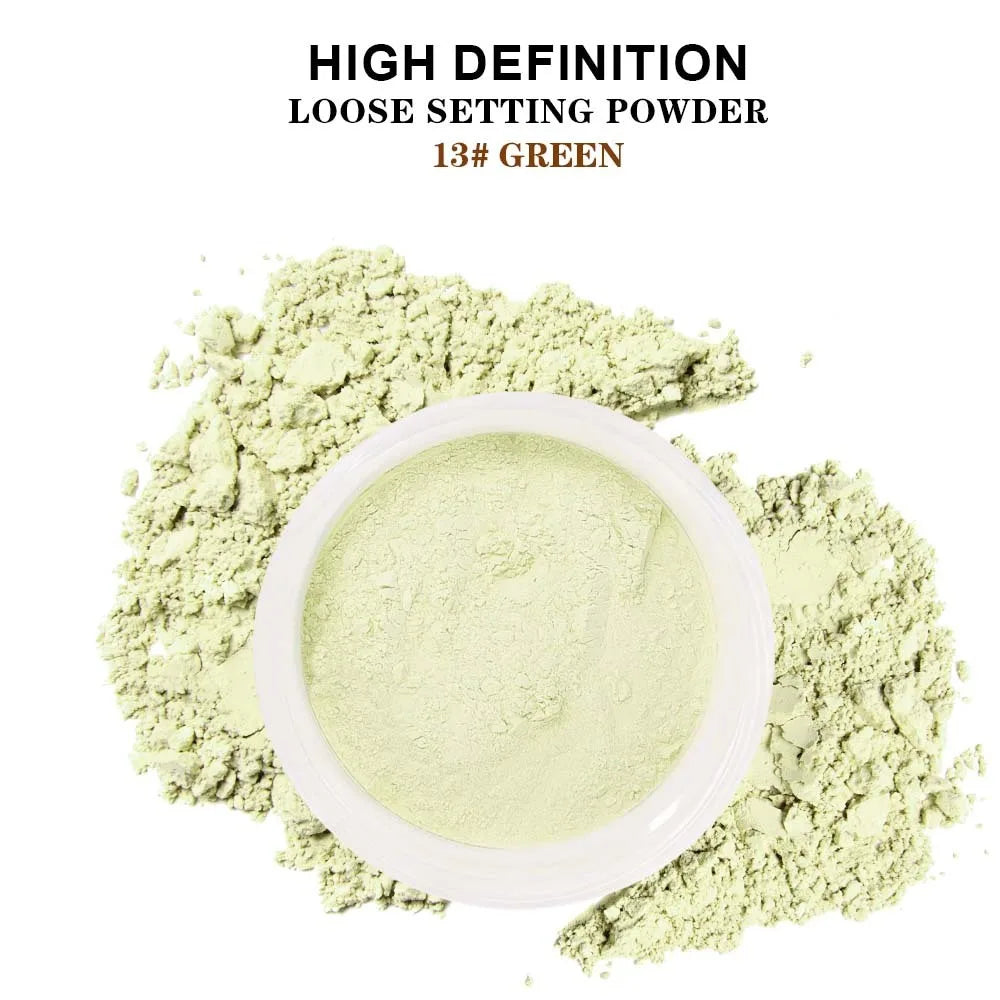 New Arrival 14 Colors Make Your Own Brand Waterproof Private Label Face Makeup Loose Translucent Setting Loose Powder