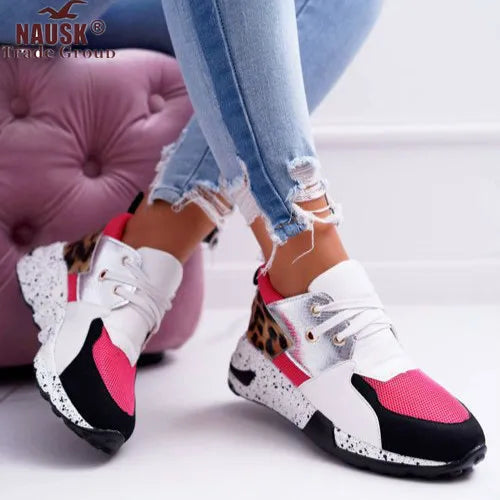 Latest Design Original Girls Casual Shoes High Quality Ladies Wedges Thick Sole Shoes