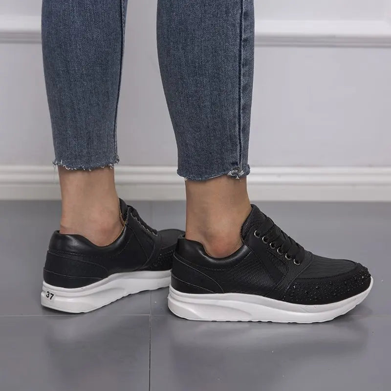 Fashion Girls Women Casual Shoes High Quality Branded Walking Style Casual Sports Running Shoes