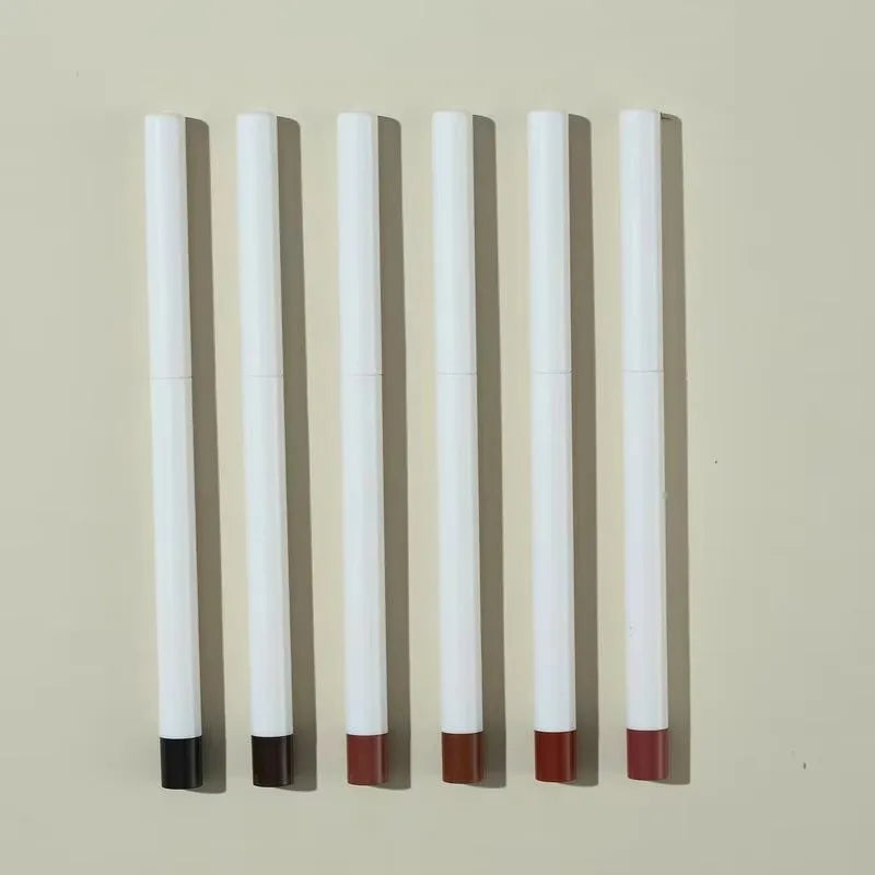 Waterproof Lip Liner Long Lasting Wooden Lipliner Pencil Private Label Matte Lip Liner Make up Wood and Lipstick Set Lip Liner