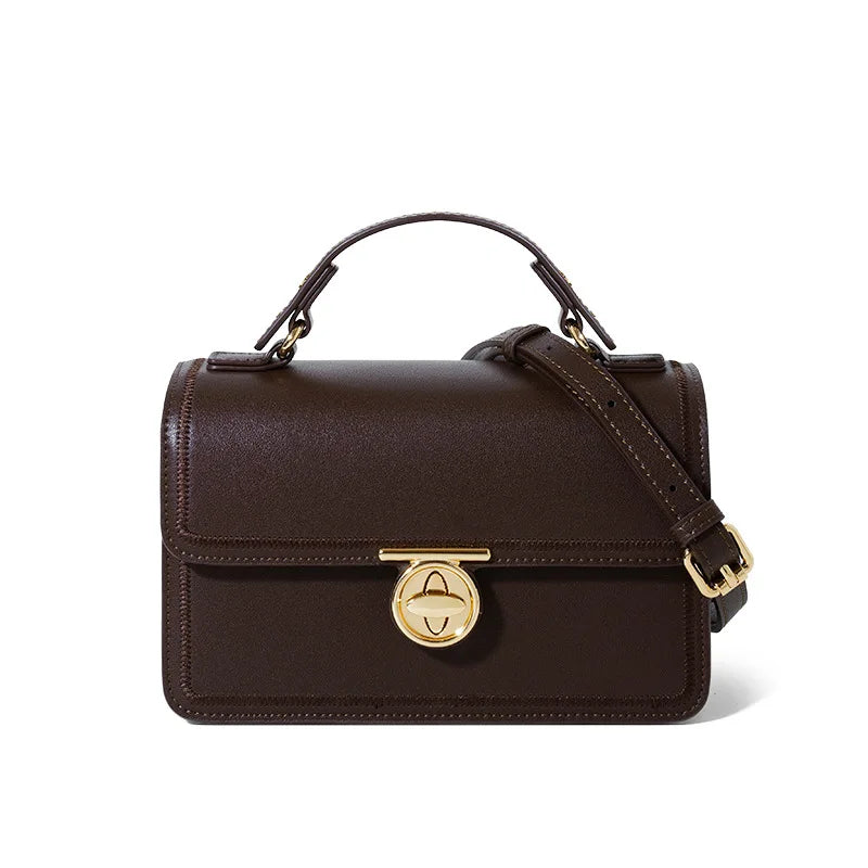 2025 Autumn Winter Women's Genuine Leather Handheld Shoulder Crossbody Bags Light Luxury High-End New Hot Selling Styles for Ladies