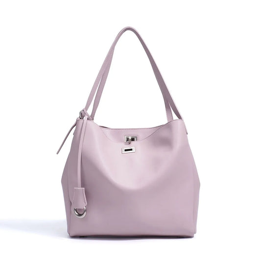 Luxury Ladies Genuine Cowhide Leather Handbags Fashion Women's Real Leather Shoulder Crossbody Messenger Bags