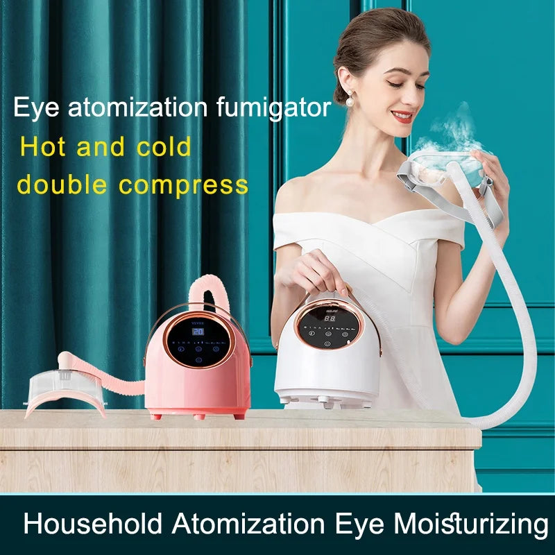 Portable New Eye Atomizer Hot and Cold Dual-mode Eye Dry Fatigue Eye Moisturizer Intelligent Timing