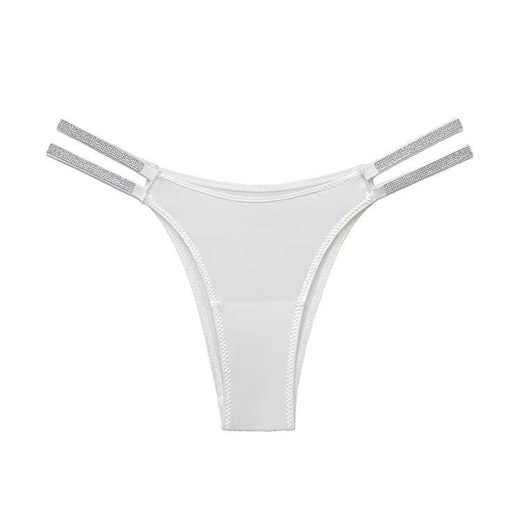 Ice Silk Thongs Women's Panties Luxury Bikini G-String Underwear Low Waist Briefs Female Underpant Pantys Sexy Lingerie
