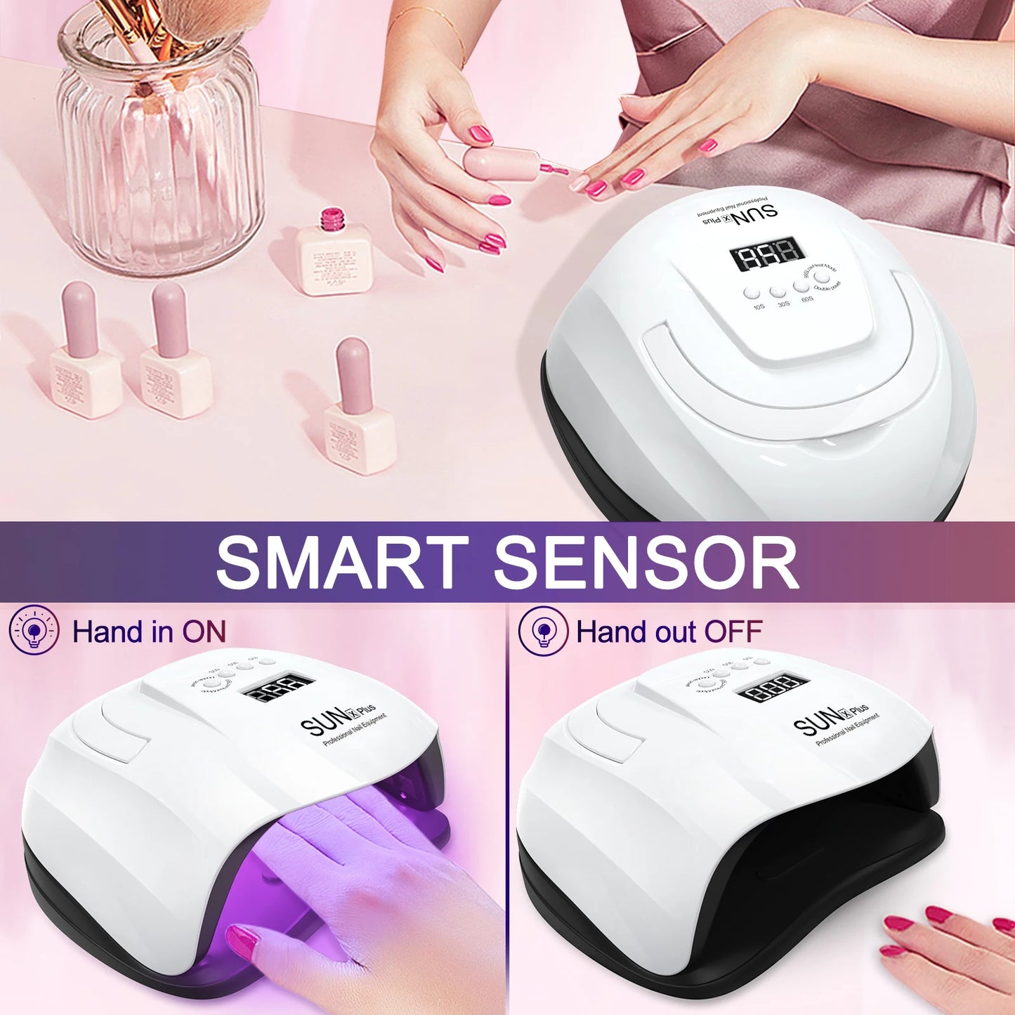 Sunnail Manufacture UV LED Nail Lamp Manicure Salon Nail Dryer Uv Lamp