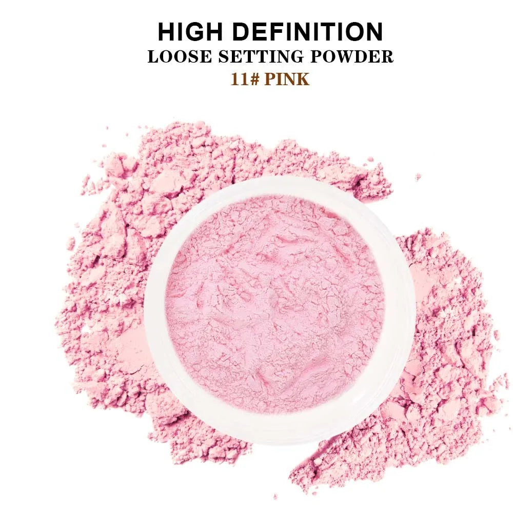 New Arrival 14 Colors Make Your Own Brand Waterproof Private Label Face Makeup Loose Translucent Setting Loose Powder