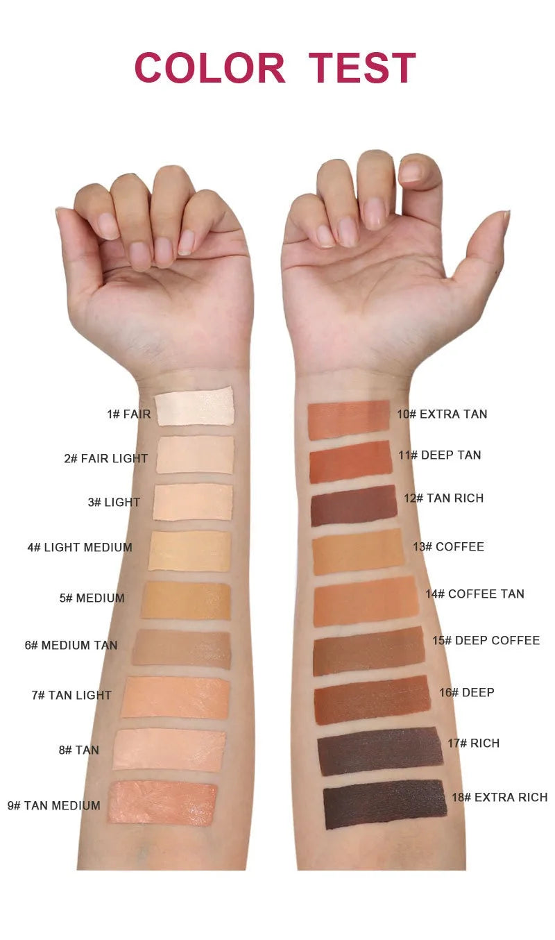 Squeeze Vegan Foundation Natural Face Makeup Full Coverage Waterproof Long Lasting Liquid Private Label Matte Liquid Foundation