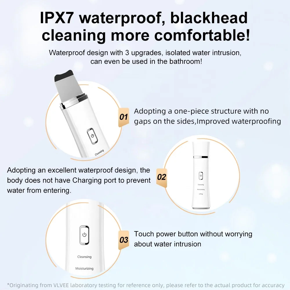 Beauty Product Professional Face Beauty Care Salon Skin Scrubber Facial Cleaner Lift Sonic Ultrasonic Skin Scrubber