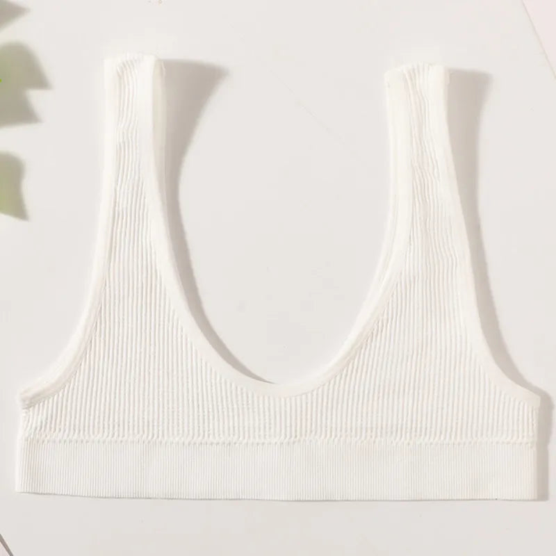 Women Push Up Bras Deep-U Shape Brassiere Small Cup Bralette Non-wire Seamless Underwear Female Comfy Sexy Lingerie Intimates