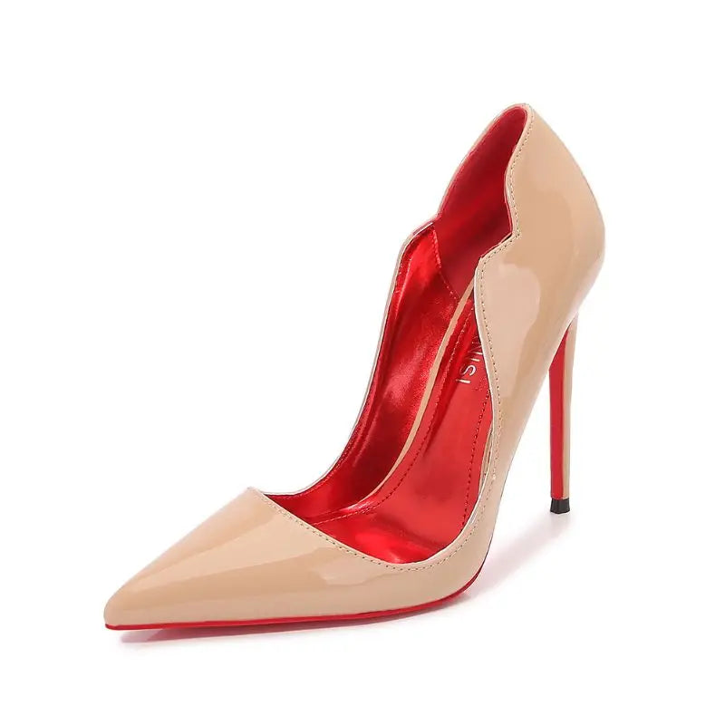 Luxury Elegant Female Footwear Office Wear Pumps Shoes High Heels for Ladies