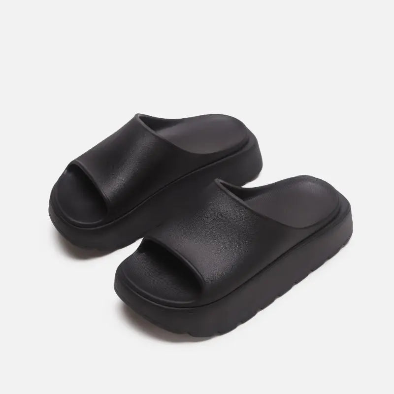 Sandalias Mujer Elastic Design Comfortable Cork Chaussure Femme Platform Shoes Women Wedge Heel Sandals EVA PU Rubber