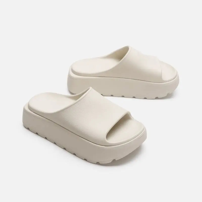 Sandalias Mujer Elastic Design Comfortable Cork Chaussure Femme Platform Shoes Women Wedge Heel Sandals EVA PU Rubber