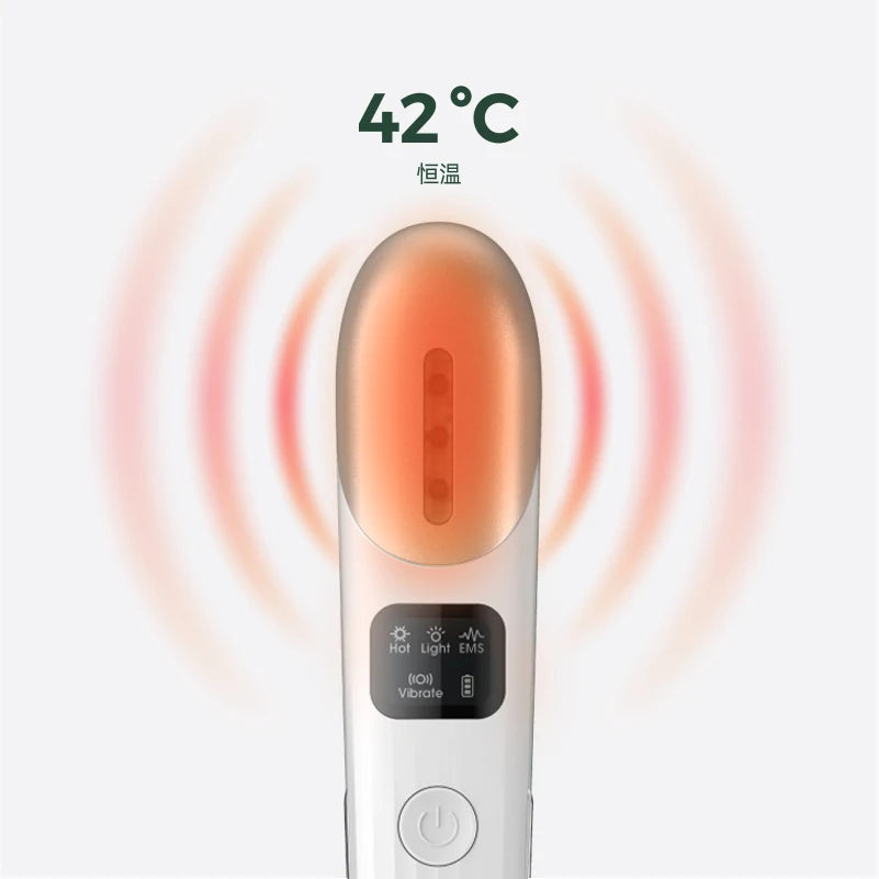 New Design Portable Electric Under Eye Red Light Therapy Massager Equipment Device Heat Compression Portable Usb