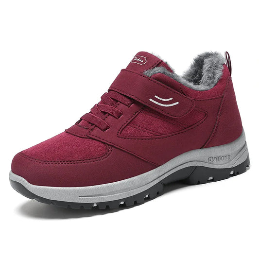Shoes Women 2025 Couples Walking Warm Cotton Boots Factory Direct Casual Fleece-lined Plus Middle-aged Thick Snow Boots