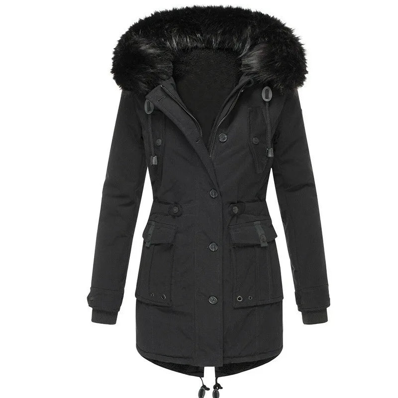 Women's Thick Women's Cotton Coat Women's Winter Clothes Pike Clothes Long Coat