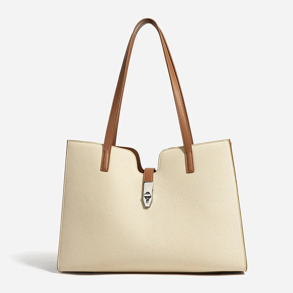 Genuine Leather Ladies Large Capacity Shoulder Bags Women High Quality Laptop Handbags Leather Tote Bag
