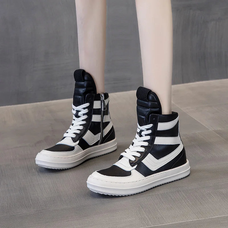 Unisex Autres Chaussures Classic Trainers Fashion Women&Men Quality Leather High Top Sneakers Trendy Walking Style Shoes
