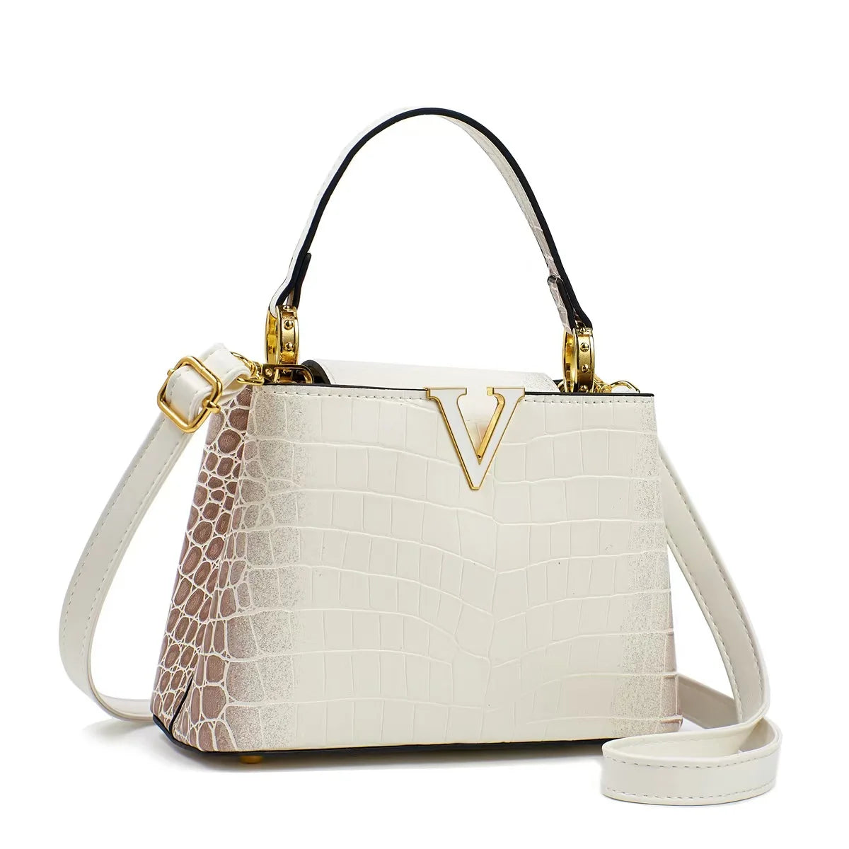 2025 Latest Trendy High-quality Large Size PU Leather Bag Fashionable Large Capacity Luxury Lady Women's Handbag