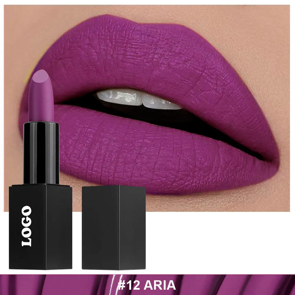 Cosmetic Private Label Fashionable Lady Makeup Creamy Matte Lipstick