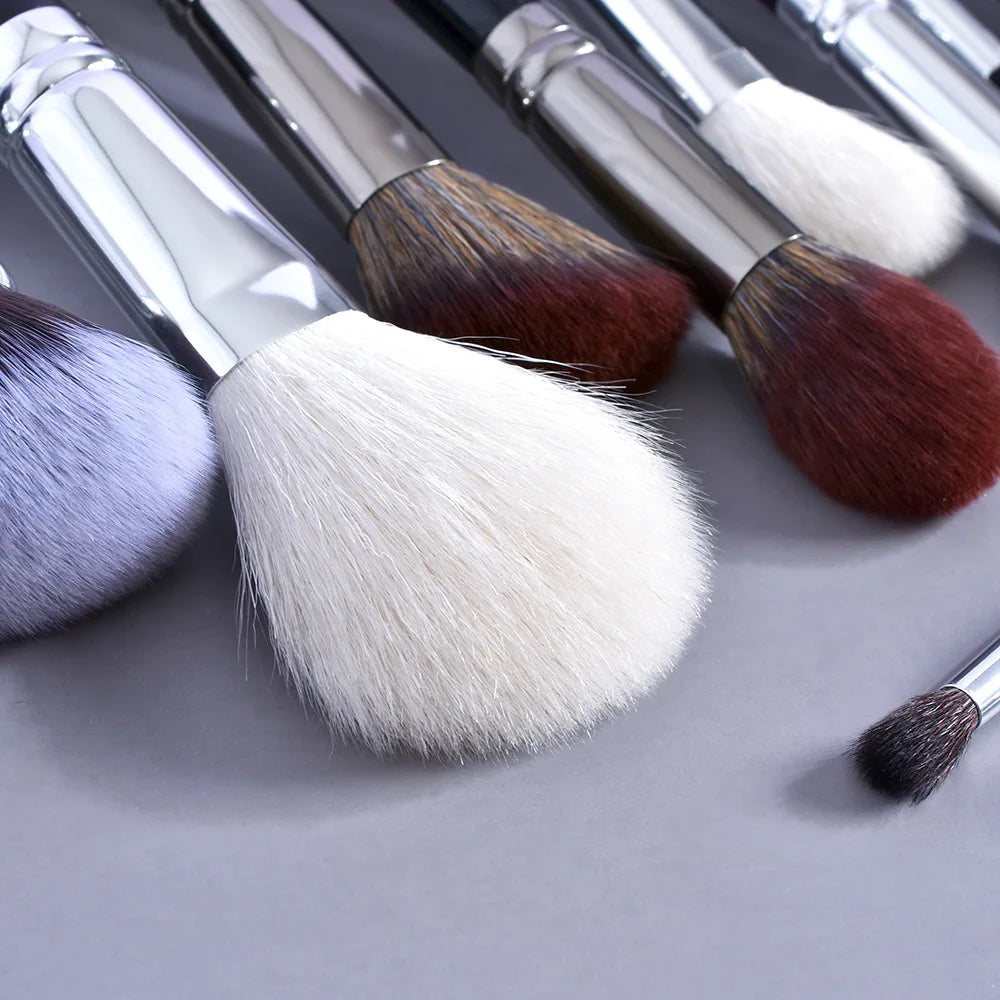 Professional 20pcs Private Label Synthetic Hair Wooden Handle Goat Hair Cruelty Free Makeup Brush Set