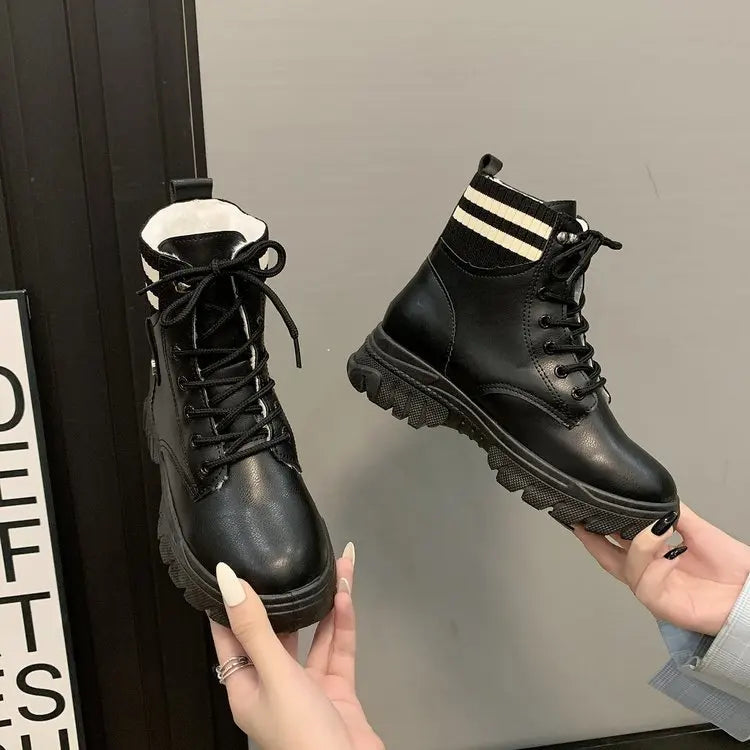 Snow Boots Women Winter New Fashion Short Boots Cotton Shoes