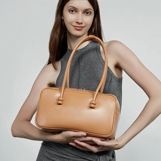 2026 High Quality Top Grade Branded Women's Western Purse and Handbags Genuine Real Leather Women Fashion Long Shoulder Bags