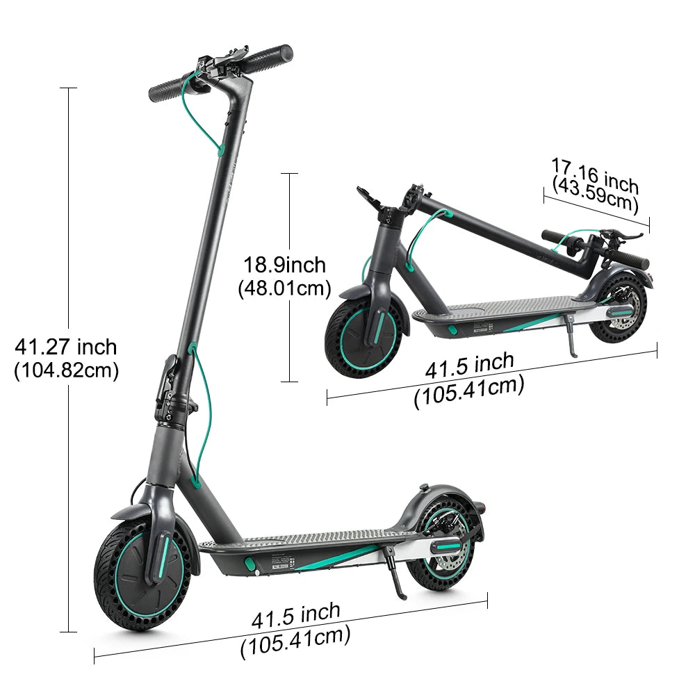 8.5Inch 10.4Ah Similar Mi M365 Pro 2 Fast E  Portable Folding Electric Scooters for Adults