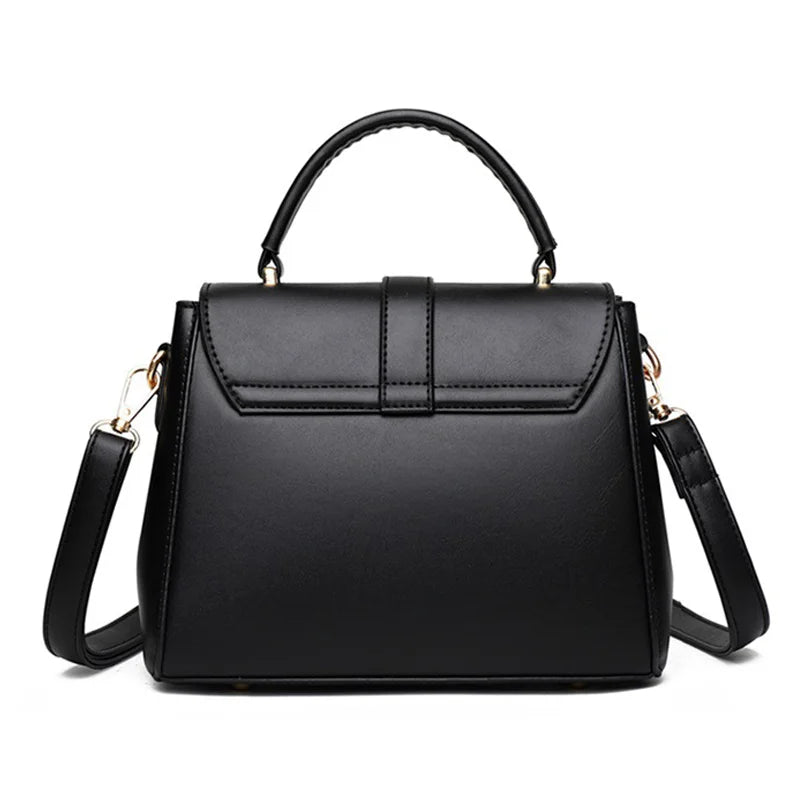 New Arrival Women Shoulders Bag Office Lady Soft PU Leather Handbag Retro Single-shoulder Bags Casual Messenger Bag