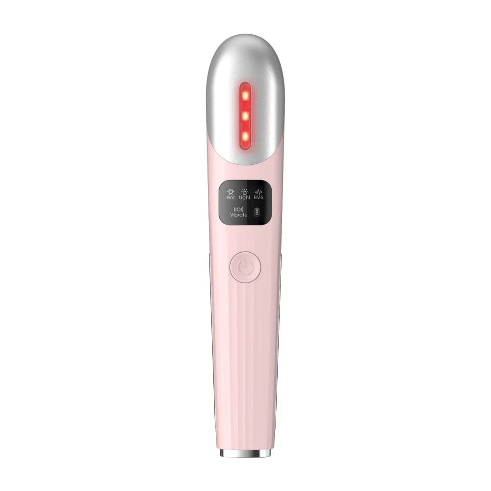 New Design Portable Electric Under Eye Red Light Therapy Massager Equipment Device Heat Compression Portable Usb