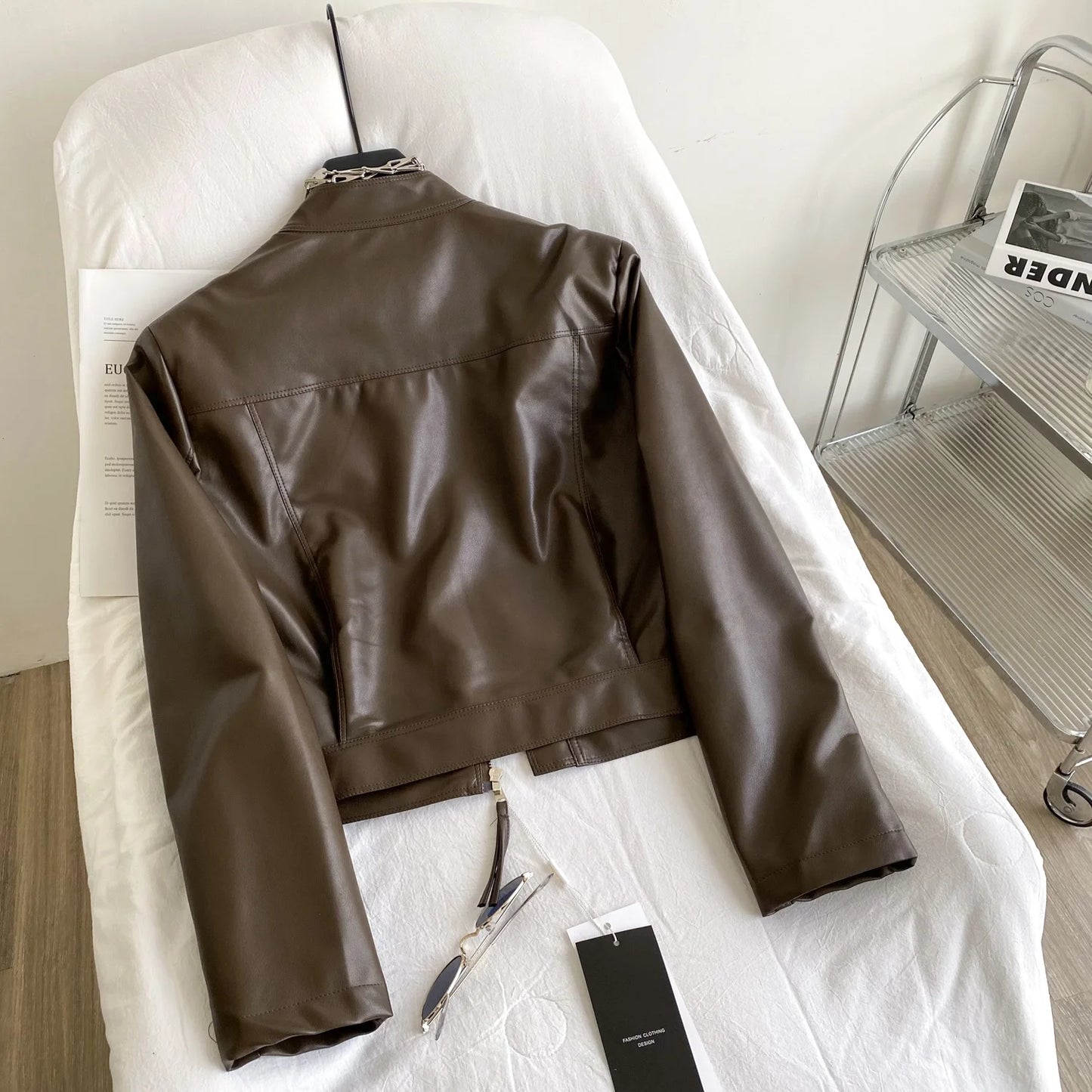 2025 Article Women's Leather Jacket  Winter Heated Fashion Jackets