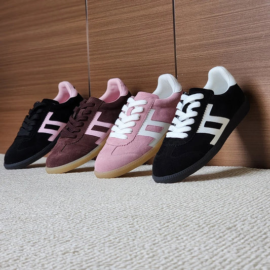 Branded Designer Flats Gym Fashion Sneakers for Women and Ladies Casual Walking Style Sports Laces Woman China-shoes