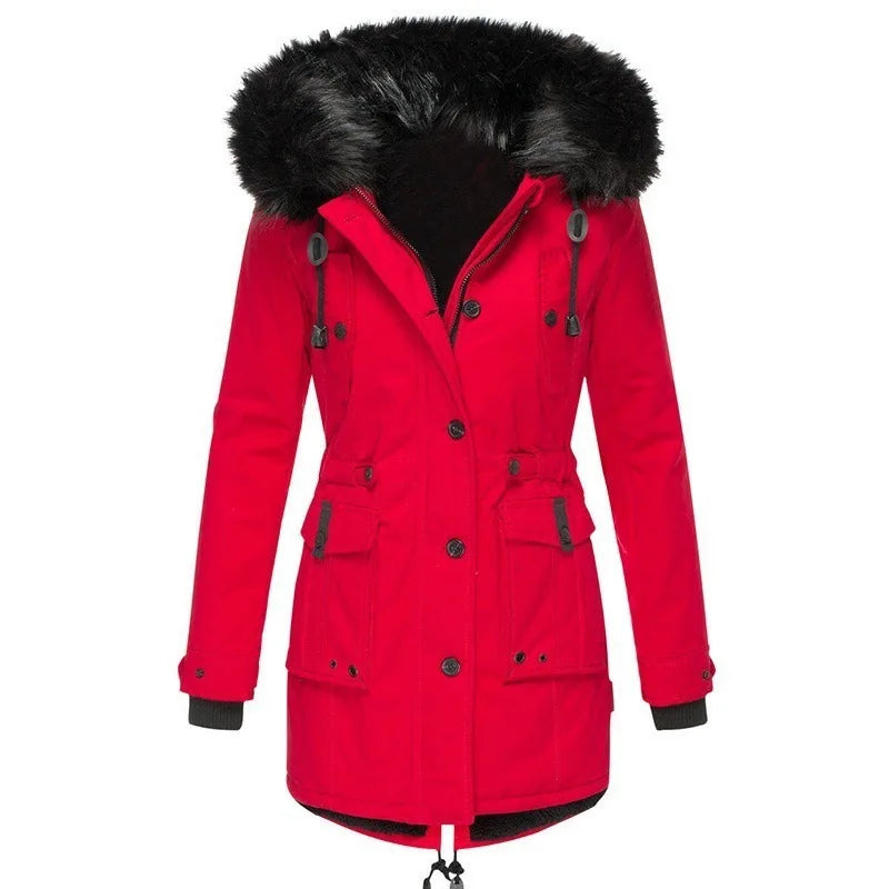 Women's Thick Women's Cotton Coat Women's Winter Clothes Pike Clothes Long Coat