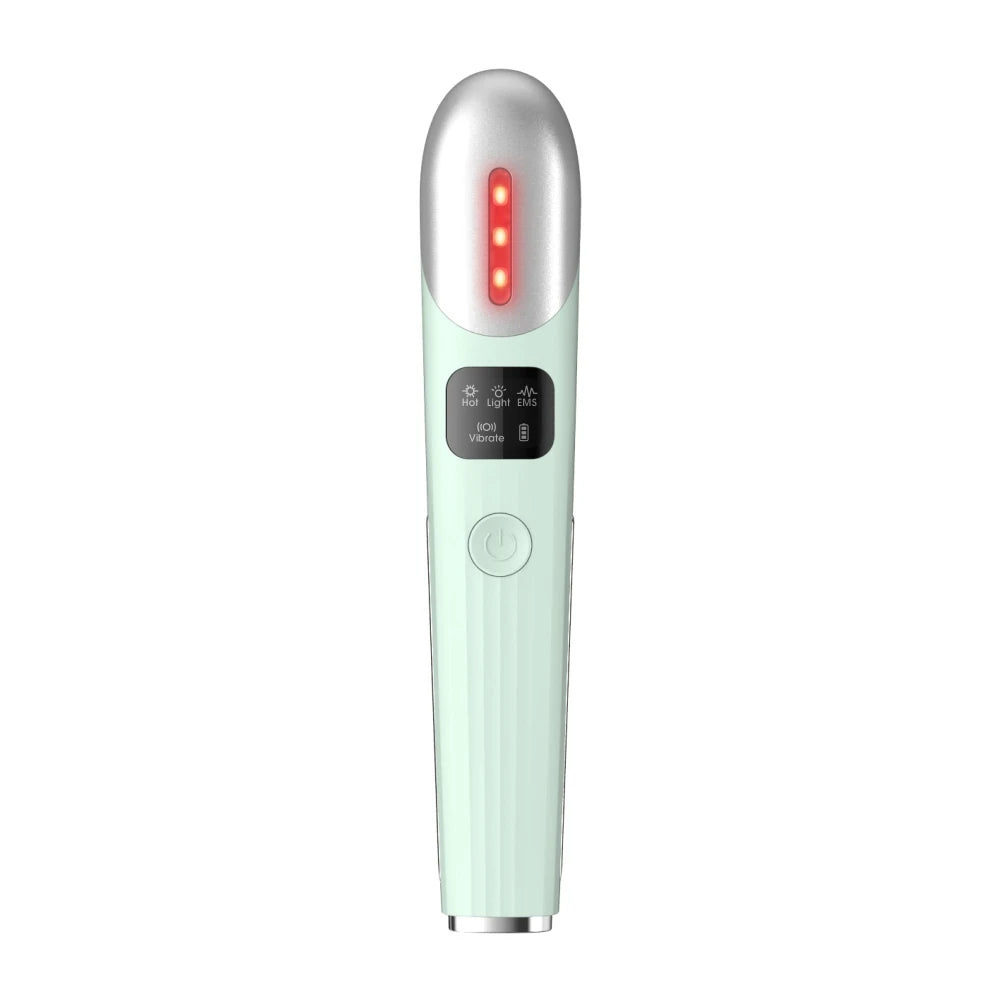 New Design Portable Electric Under Eye Red Light Therapy Massager Equipment Device Heat Compression Portable Usb
